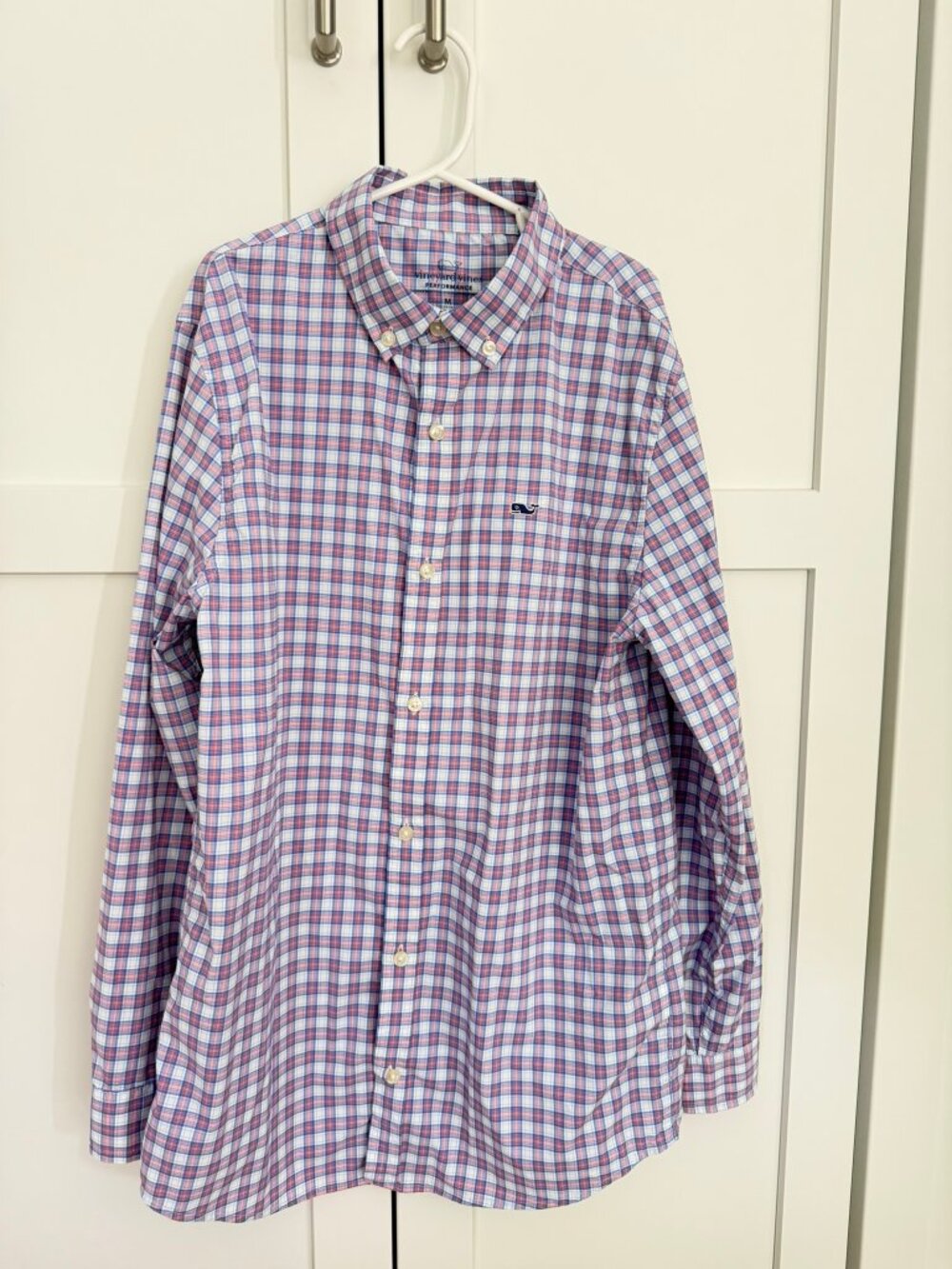 Vineyard Vines Boys' Performance Button Down Shirt M